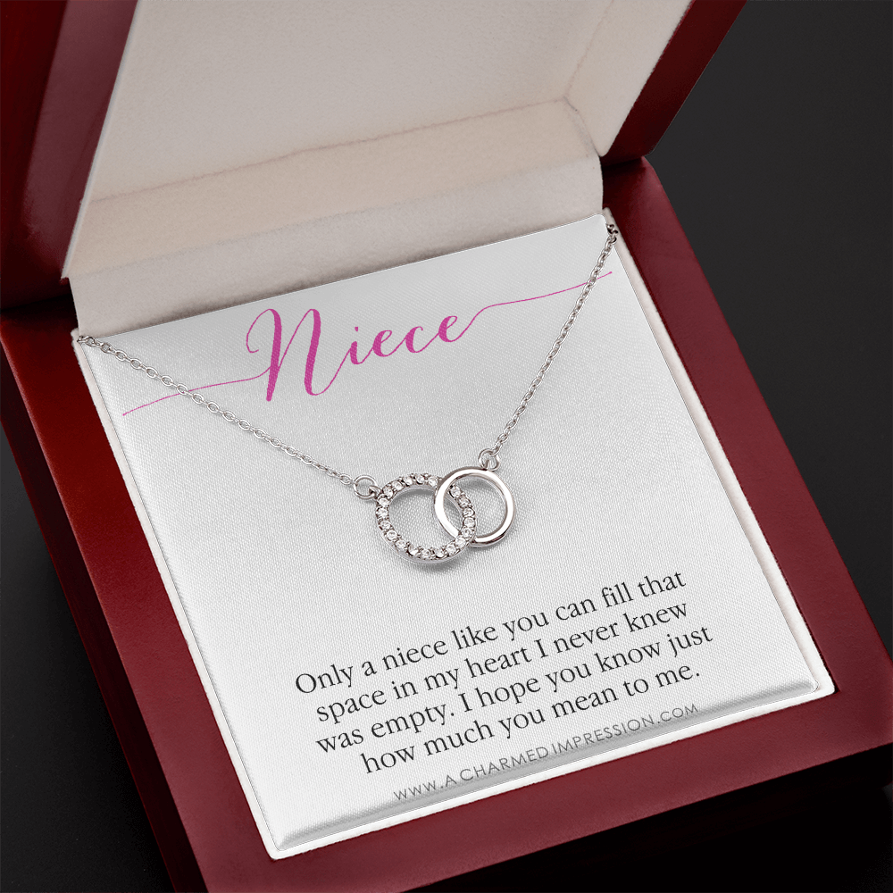 Niece Gift from Aunt, Gift for Niece Necklace, Niece Jewelry, Niece Wedding Gift, Niece Confirmation, Niece Birthday Gift ideas - Perfect Pair Neckace