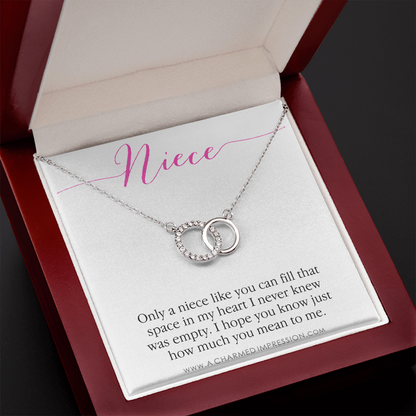 Niece Gift from Aunt, Gift for Niece Necklace, Niece Jewelry, Niece Wedding Gift, Niece Confirmation, Niece Birthday Gift ideas - Perfect Pair Neckace