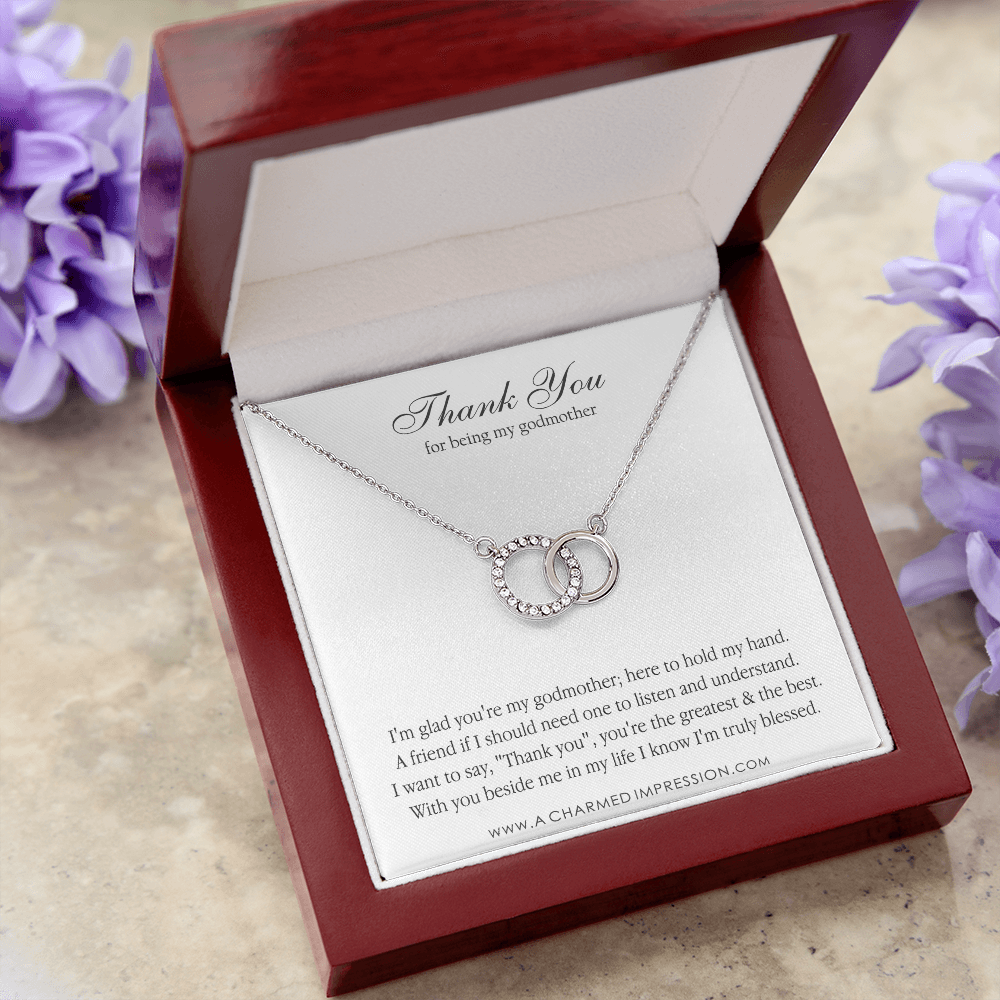 Godmother & Godson Necklace, Gift for Godmother from Godson, Godmother Gift, Jewelry for Godmother - Perfect Pair Neckace