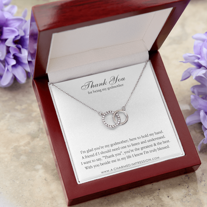 Godmother & Godson Necklace, Gift for Godmother from Godson, Godmother Gift, Jewelry for Godmother - Perfect Pair Neckace