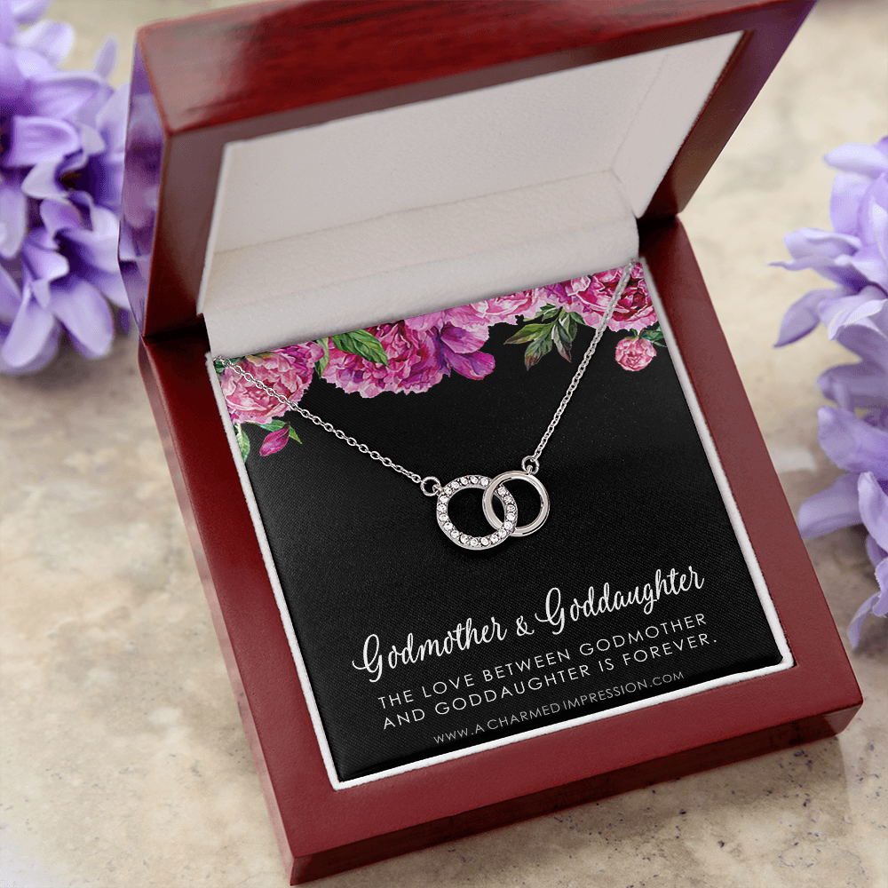 Godmother & Godchild Necklace, Gift for Godmother from Godchild, Godmother Gift, Jewelry for Godmother - Perfect Pair Neckace