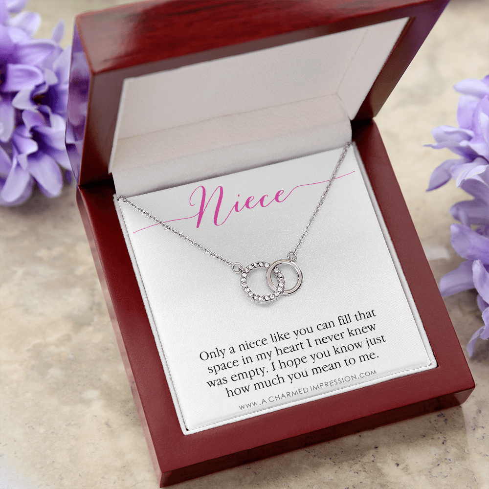 Niece Gift from Aunt, Gift for Niece Necklace, Niece Jewelry, Niece Wedding Gift, Niece Confirmation, Niece Birthday Gift ideas - Perfect Pair Neckace