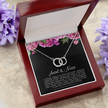 Auntie to Niece Jewelry, Special Niece Necklace, Aunt and Niece Gift, Niece Keepsakes - Perfect Pair Neckace