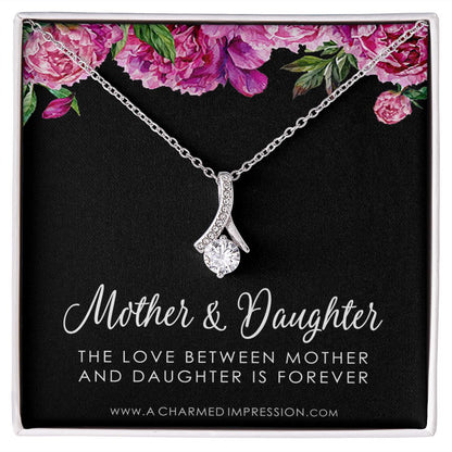 Mother Daughter Necklace, Mom Necklace, Mother's Day Gift from Daughter, Mom to Daughter Gift, Daughter to Mom Gift