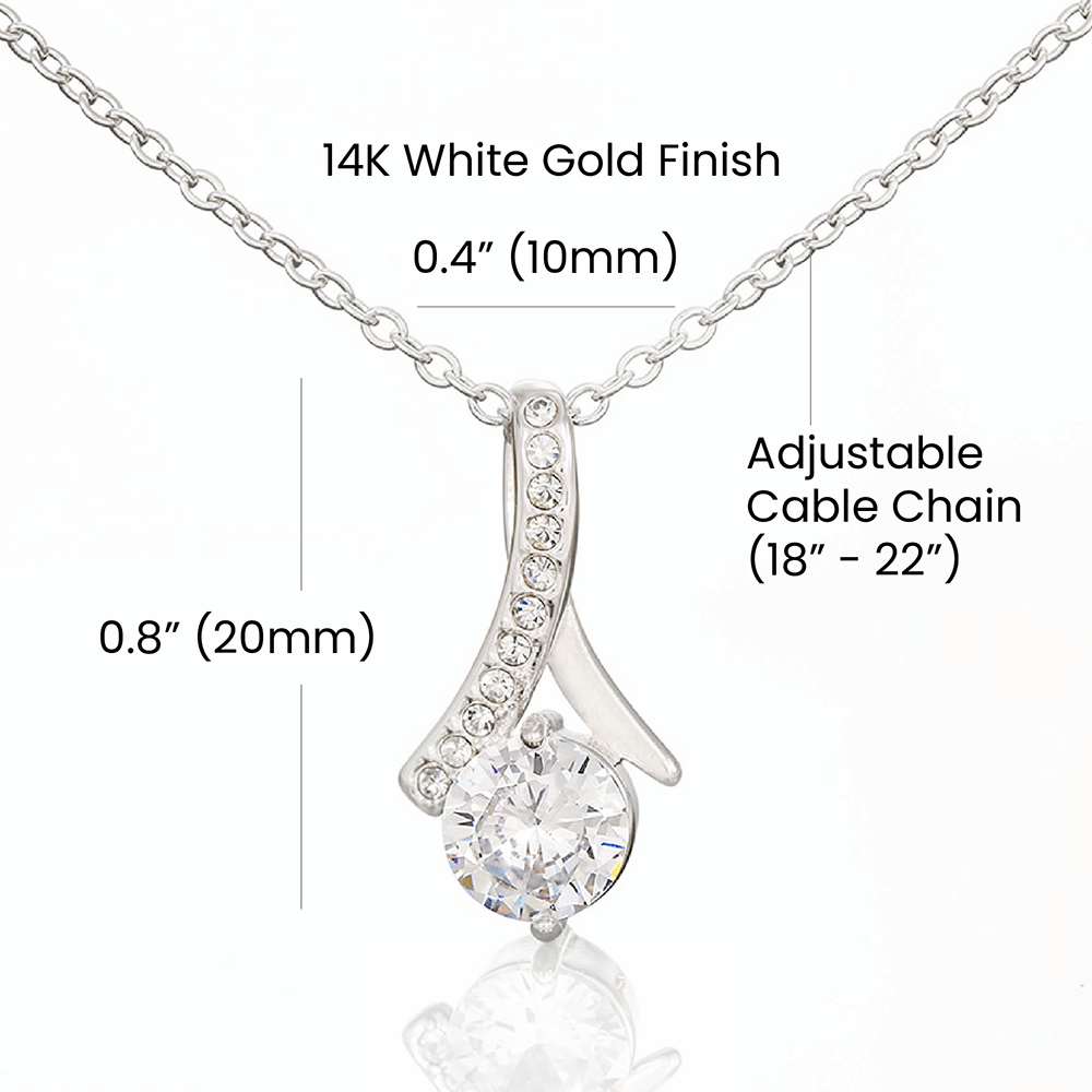 Personalized Graduation Gift - Proud of You - College Degree Cards - Alluring Beauty Necklace