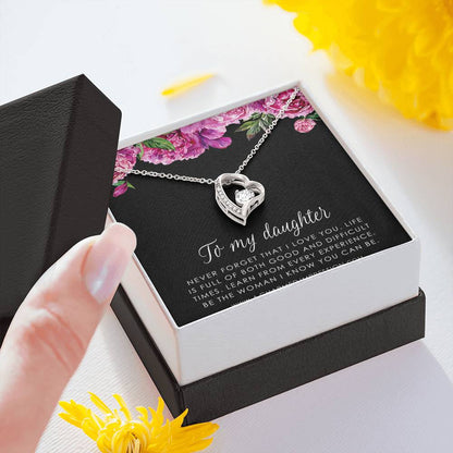Daughter Gift From Mom Dad, Father & Daughter Gift, Mother Daughter Necklace, Gift for Daughter, Present for Birthday, To My Daughter
