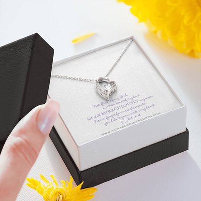 Unbiological Mother & Child Gift, Keepsake Jewelry, Adoption Gotcha Day Gifts for Women Girls, Daughter Stepdaughter, Unique Meaningful