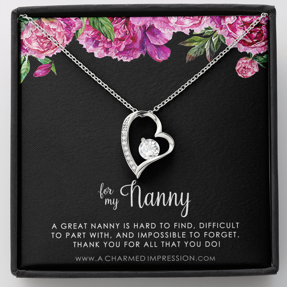 Nanny Gift, Gift for Nanny Necklace, Nanny Appreciation Gift, Necklace Gift for Nanny, Nanny Jewelry, Nanny Gift Idea, For My Nanny