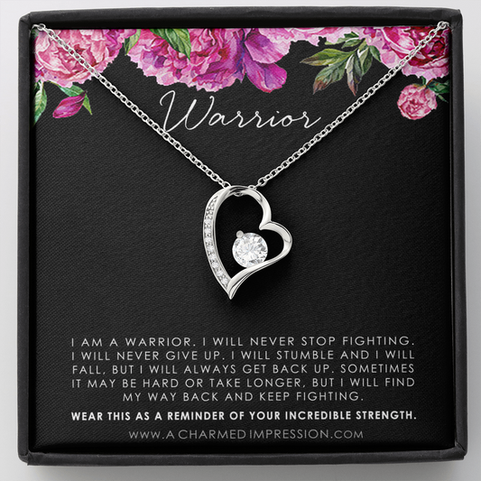 Infertility Miscarry Gift, Depression, Mental Health, Strength Necklace, Fertility Wish, Cancer Survivor Necklace, Breast Cancer Survivor