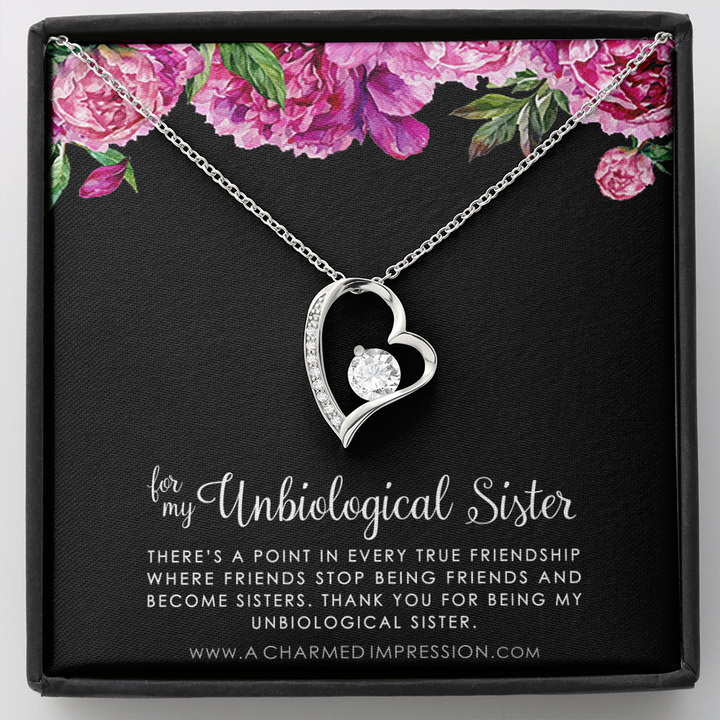 Unbiological Sister Necklace Shine – Alabaster Box