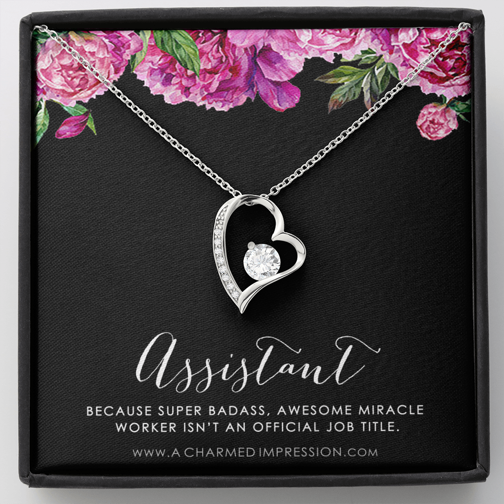 Gift Assistant, Assistant Gift, Assistant Appreciation, Leaving Gift for Assistant, Assistant Necklace, Thank you Gift for Assistant