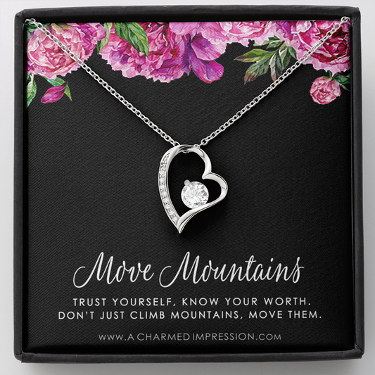 Encouragement Gift, Cancer Survivor Necklace, Breast Cancer Support, Strength Necklace, Infertility Miscarry Gift, Depression, Mental Health