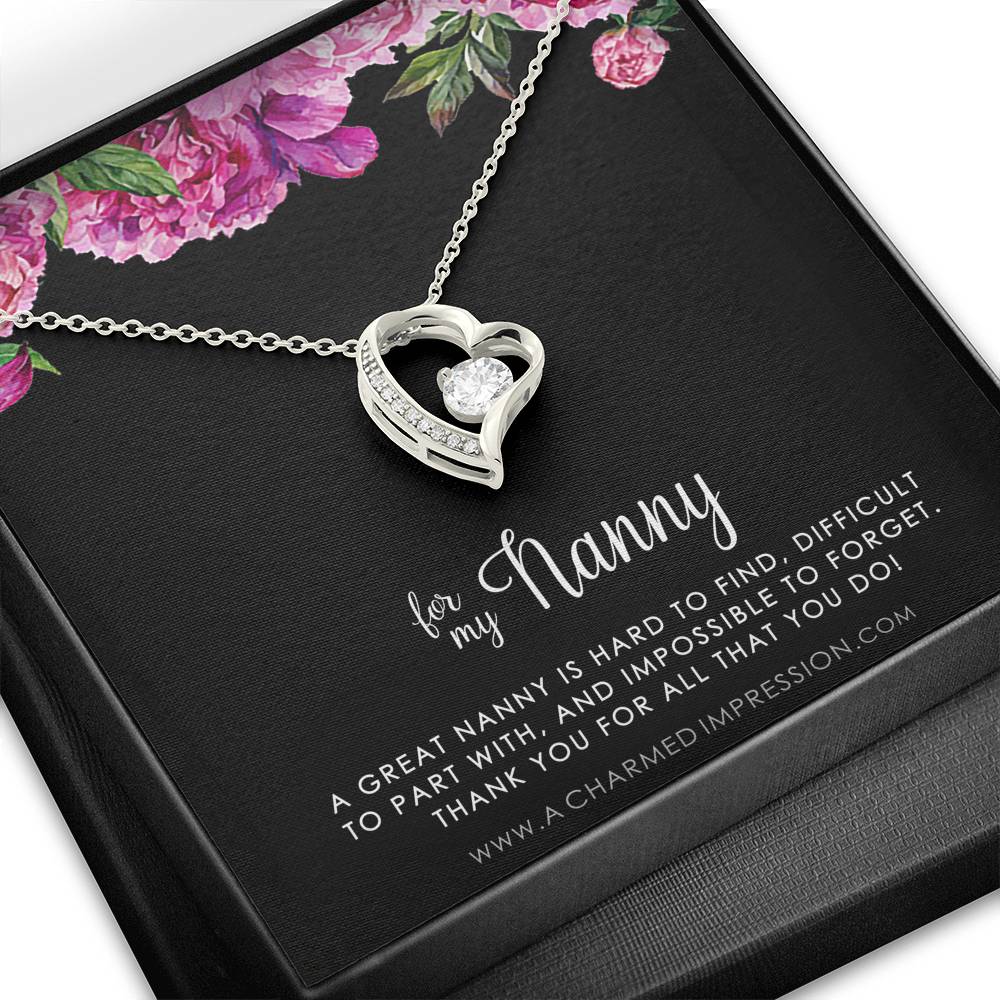 Nanny Gift, Gift for Nanny Necklace, Nanny Appreciation Gift, Necklace Gift for Nanny, Nanny Jewelry, Nanny Gift Idea, For My Nanny