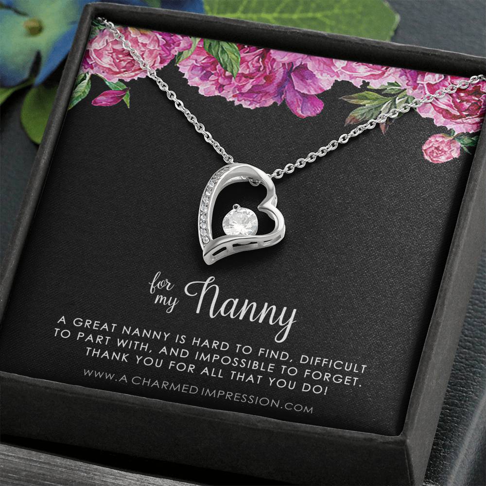 Nanny Gift, Gift for Nanny Necklace, Nanny Appreciation Gift, Necklace Gift for Nanny, Nanny Jewelry, Nanny Gift Idea, For My Nanny