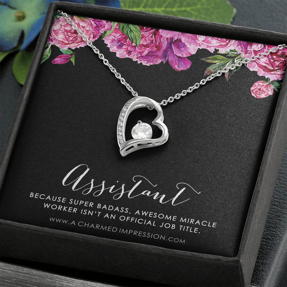 Gift Assistant, Assistant Gift, Assistant Appreciation, Leaving Gift for Assistant, Assistant Necklace, Thank you Gift for Assistant