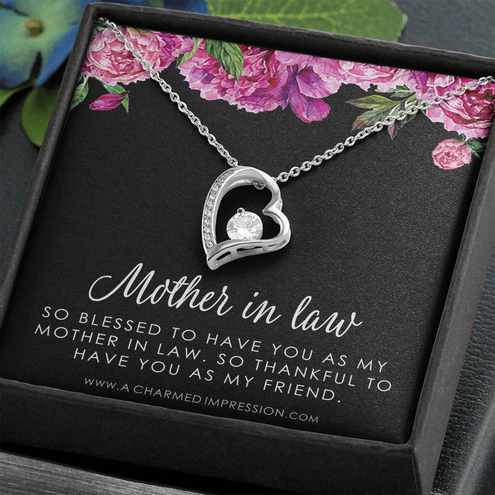 Sentimental Mother In Law Wedding Gift From Bride, Mother of the Groom Necklace, Future Mother in Law Wedding Gift, Gift For Mother-In-Law