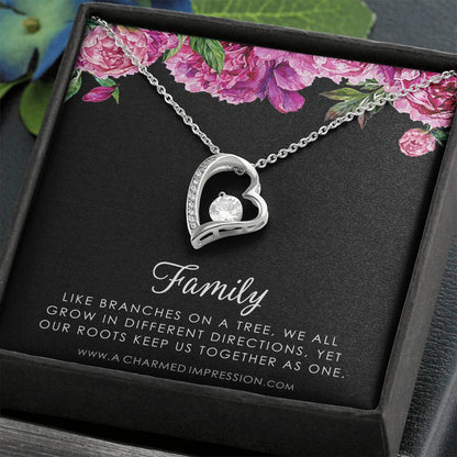 Family Necklace, Family Jewelry, Mother Daughter Necklace, Gift for Mom, Gift for Daughter, Grandmother Gift, Mother Necklace, Daughter Necklace