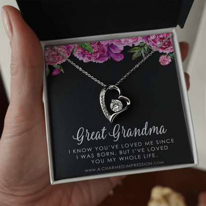 Great Grandma Gift, Great Grandmother Jewelry, Great Granddaughter Gift, Great Granddaughter Birthday Gift, Mothers Day