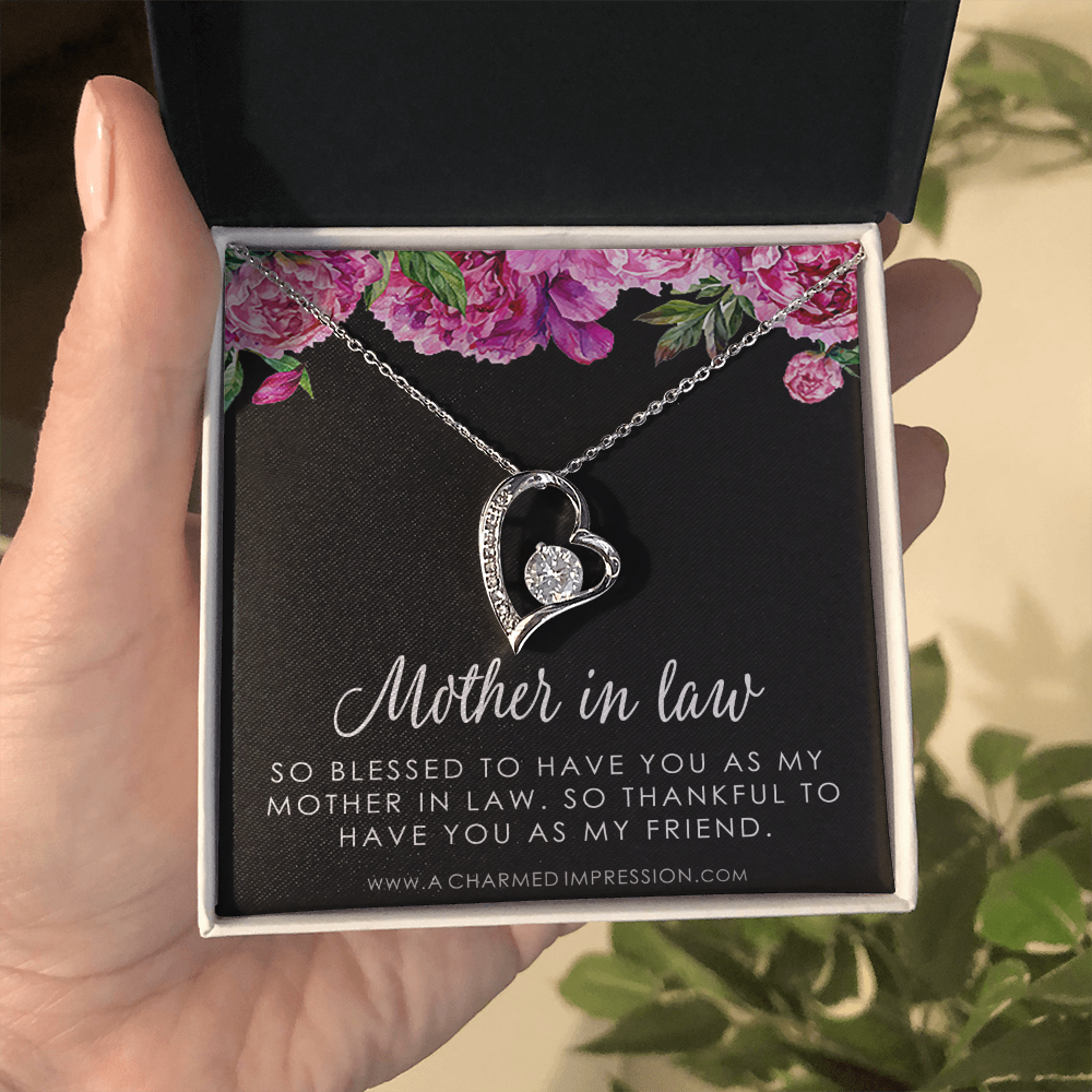 Sentimental Mother In Law Wedding Gift From Bride, Mother of the Groom Necklace, Future Mother in Law Wedding Gift, Gift For Mother-In-Law