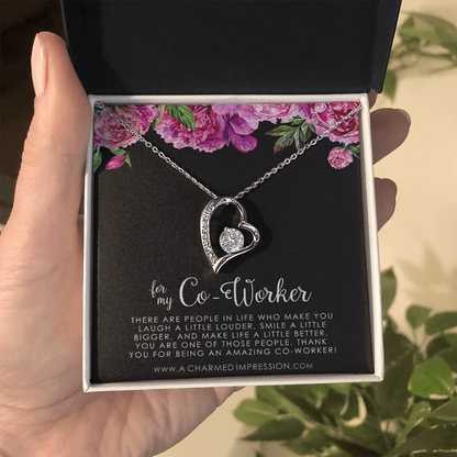 Coworker Necklace, Coworker Gift, Farewell Gift For Coworker, Women Co worker Gift, Going Away Gift For Coworker, Coworker Colleague Gift