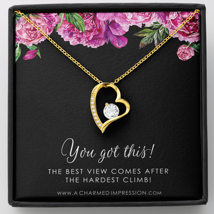 Strength Necklace, Depression, Mental Health, Cancer Survivor Necklace, Breast Cancer Survivor, Infertility Miscarry Gift, Fertility Wish
