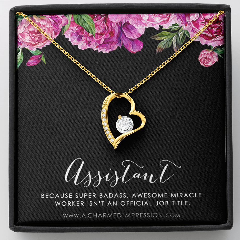 Gift Assistant, Assistant Gift, Assistant Appreciation, Leaving Gift for Assistant, Assistant Necklace, Thank you Gift for Assistant