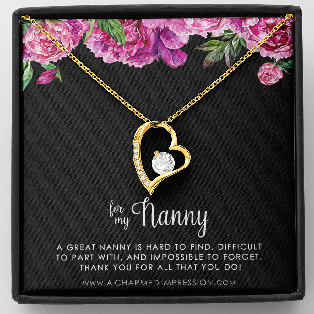 Nanny Gift, Gift for Nanny Necklace, Nanny Appreciation Gift, Necklace Gift for Nanny, Nanny Jewelry, Nanny Gift Idea, For My Nanny