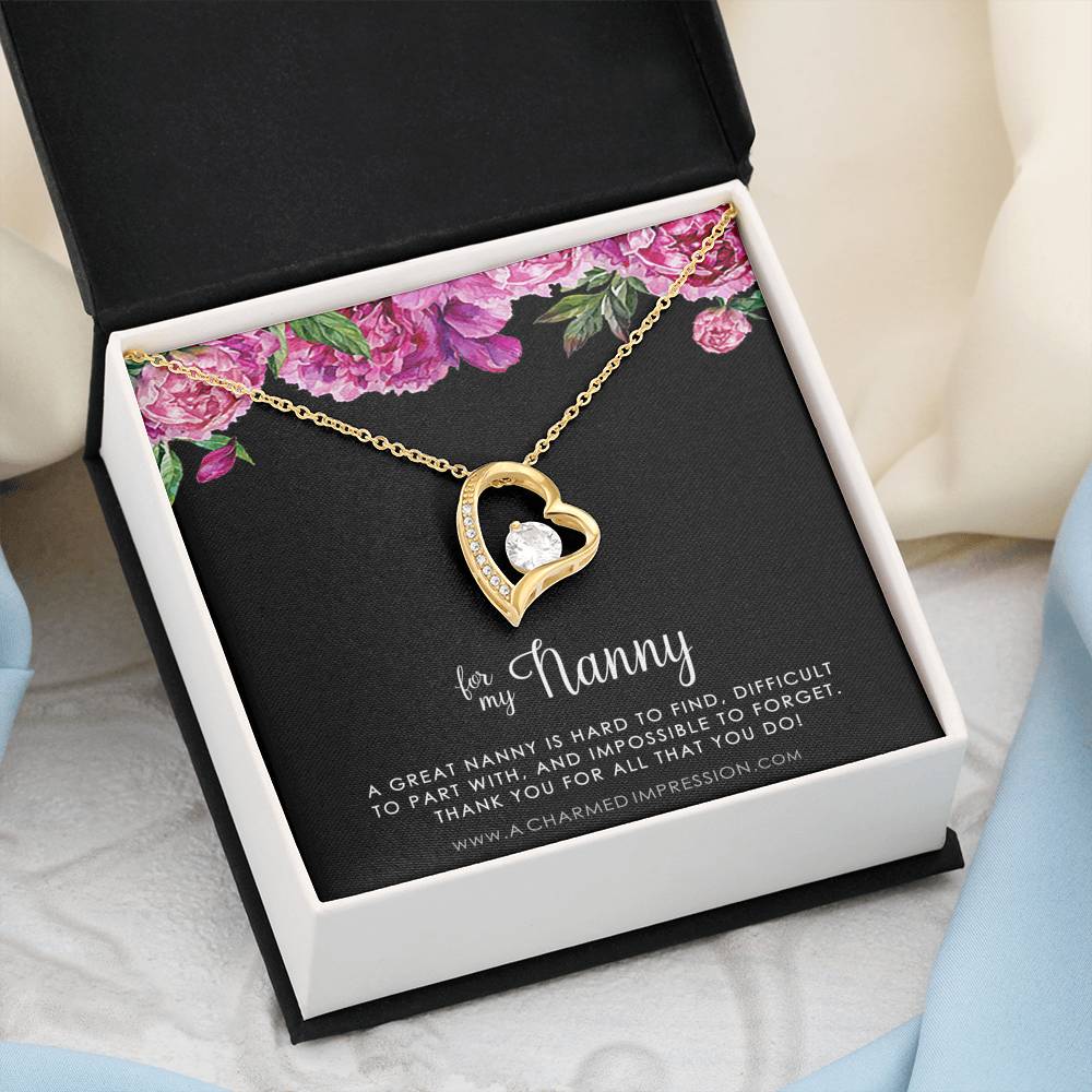 Nanny Gift, Gift for Nanny Necklace, Nanny Appreciation Gift, Necklace Gift for Nanny, Nanny Jewelry, Nanny Gift Idea, For My Nanny