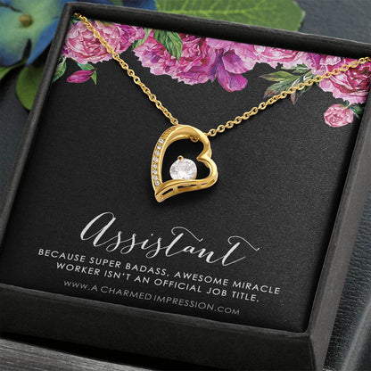 Gift Assistant, Assistant Gift, Assistant Appreciation, Leaving Gift for Assistant, Assistant Necklace, Thank you Gift for Assistant