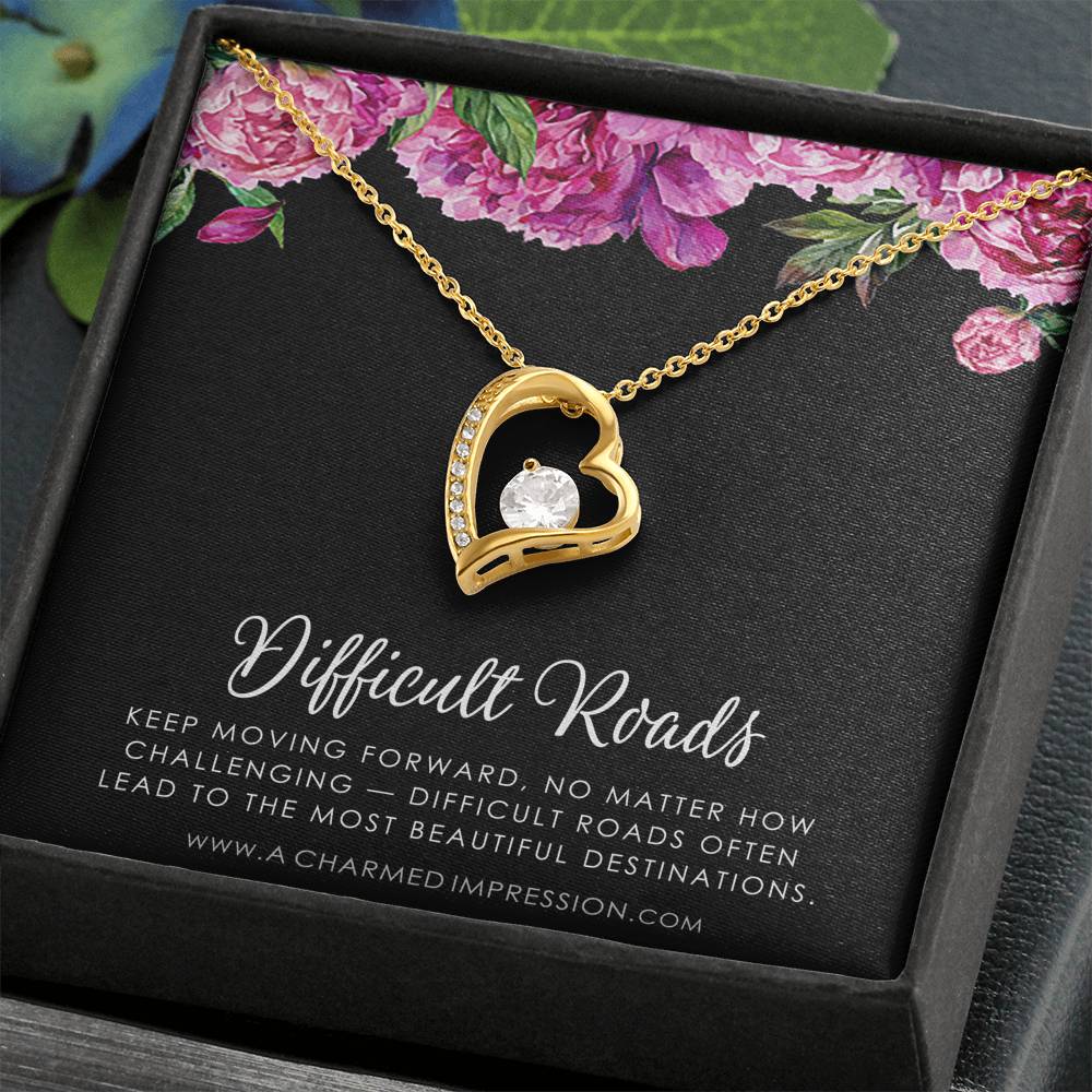 Encouragement Gift, Cancer Survivor Necklace, Breast Cancer Support, Strength Necklace, Infertility Miscarry Gift, Depression, Mental Health