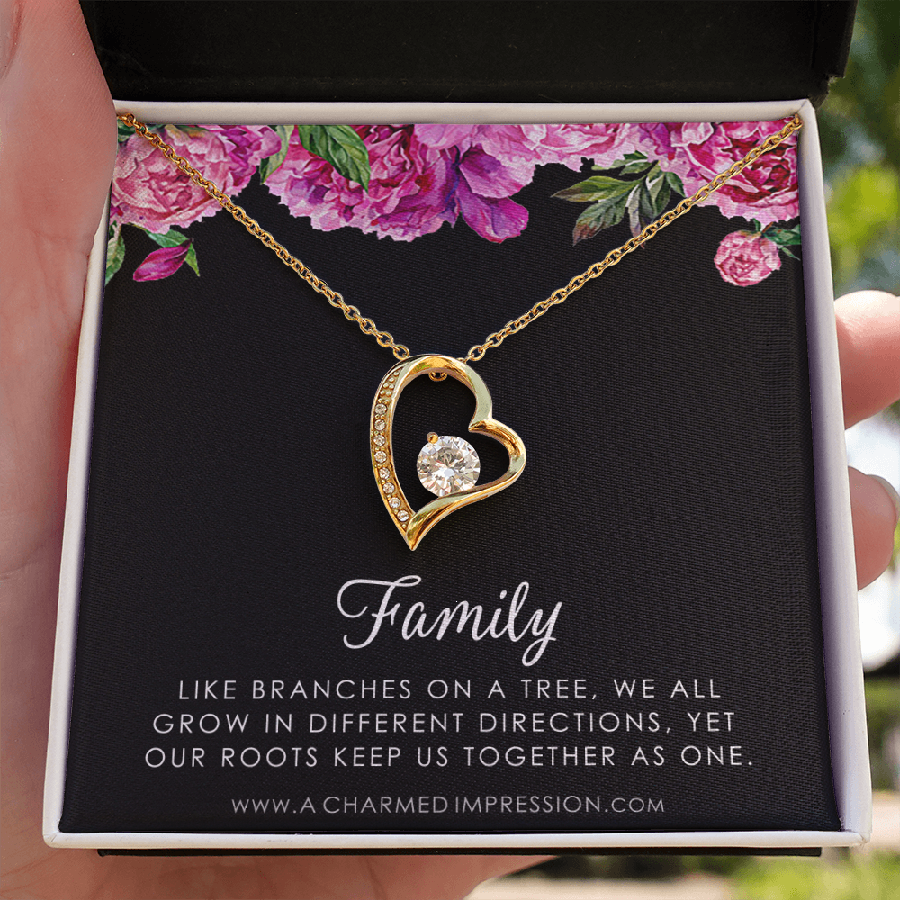 Family Necklace, Family Jewelry, Mother Daughter Necklace, Gift for Mom, Gift for Daughter, Grandmother Gift, Mother Necklace, Daughter Necklace