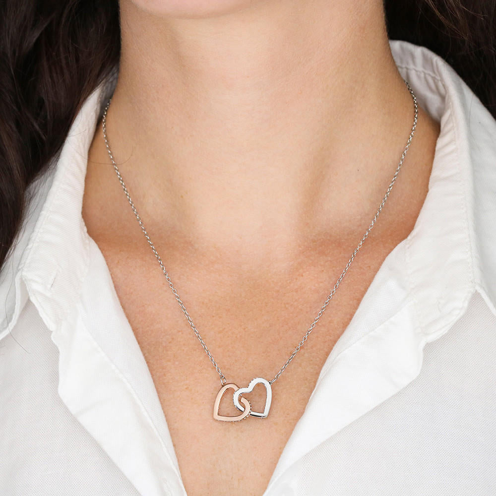 You Are My Person Gift, Best Friend Gift, You're My Person Necklace, Greys Anatomy Quote, Bestie Gift, BFF Gift, Interlocking Hearts