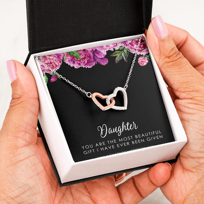 Daughter Gift From Mom Dad, Father & Daughter Gift, Mother Daughter Necklace, Gift for Daughter, Present for Birthday, To My Daughter