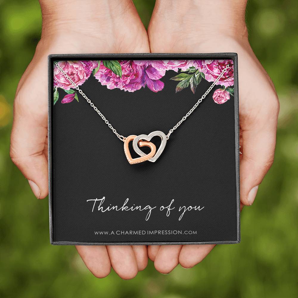Thinking Of You Gift, Thinking of you Necklace, Just Because Gift, Thinking of you Jewelry, Missing You Gift, Missing You Necklace