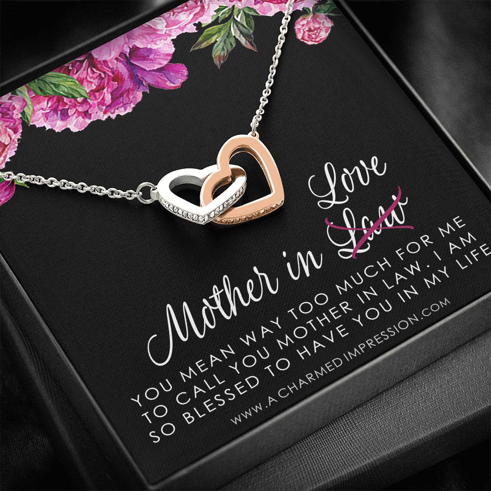 Sentimental Mother In Law Wedding Gift From Bride, Mother of the Groom Necklace, Future Mother in Law Wedding Gift, Gift For Mother-In-Law