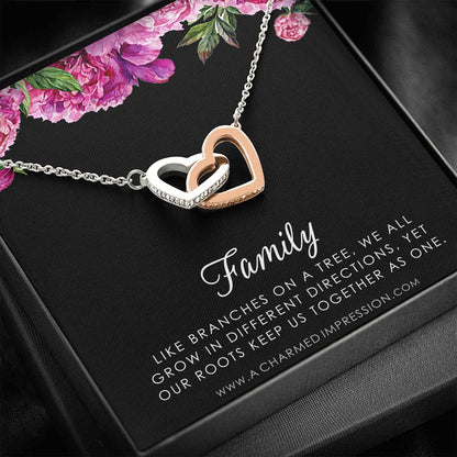 Family Necklace, Family Jewelry, Mother Daughter Necklace, Gift for Mom, Gift for Daughter, Grandmother Gift, Mother Necklace, Daughter Necklace