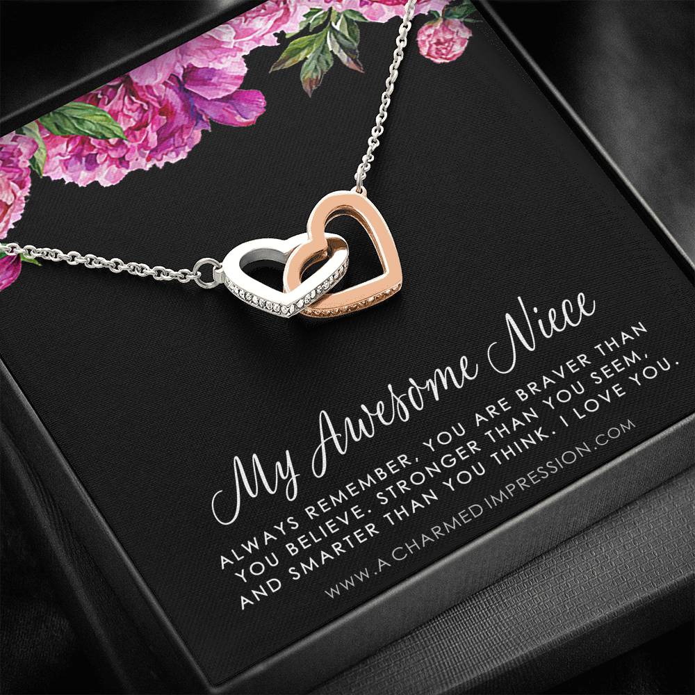 Aunt and Niece Necklace, Gift for Niece from Aunt, Auntie to Niece Jewelry, Special Niece Necklace, Aunt and Niece Gift, Niece Keepsakes