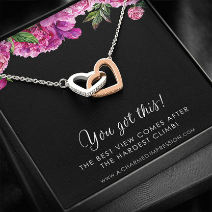 Strength Necklace, Depression, Mental Health, Cancer Survivor Necklace, Breast Cancer Survivor, Infertility Miscarry Gift, Fertility Wish