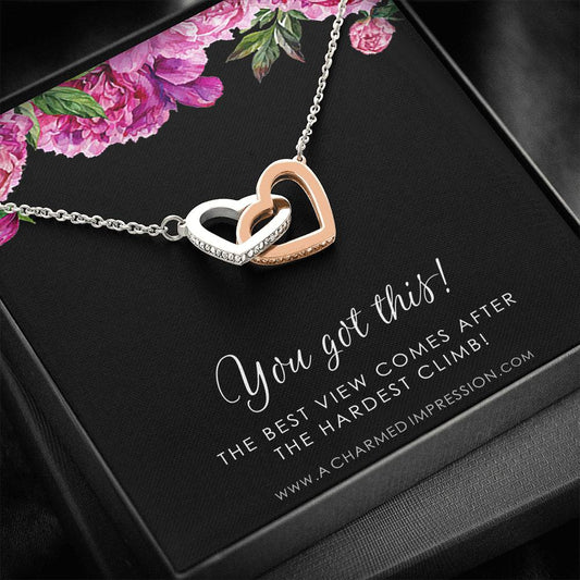 Strength Necklace, Depression, Mental Health, Cancer Survivor Necklace, Breast Cancer Survivor, Infertility Miscarry Gift, Fertility Wish