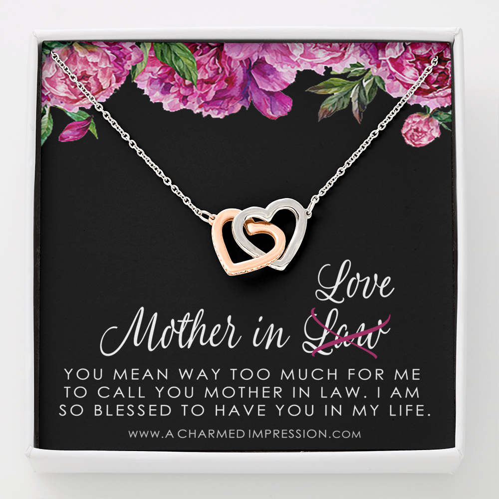 Sentimental Mother In Law Wedding Gift From Bride, Mother of the Groom Necklace, Future Mother in Law Wedding Gift, Gift For Mother-In-Law