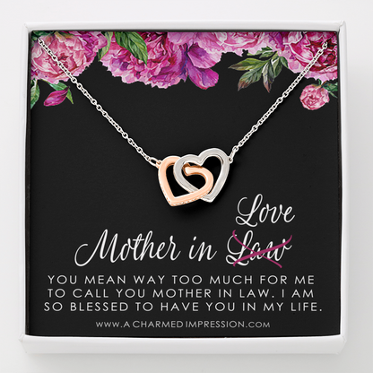 Sentimental Mother In Law Wedding Gift From Bride, Mother of the Groom Necklace, Future Mother in Law Wedding Gift, Gift For Mother-In-Law