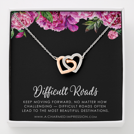 Encouragement Gift, Cancer Survivor Necklace, Breast Cancer Support, Strength Necklace, Infertility Miscarry Gift, Depression, Mental Health