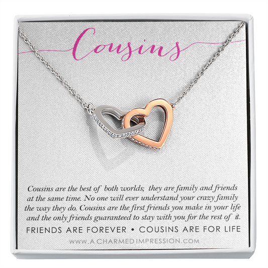 Gift for Cousin Gifts, Cousin Necklace, Cousin Christmas gifts for Cousins gift Idea, Cousin Best Friend Cousin Birthday Gift