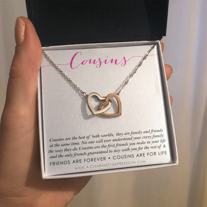 Gift for Cousin Gifts, Cousin Necklace, Cousin Christmas gifts for Cousins gift Idea, Cousin Best Friend Cousin Birthday Gift