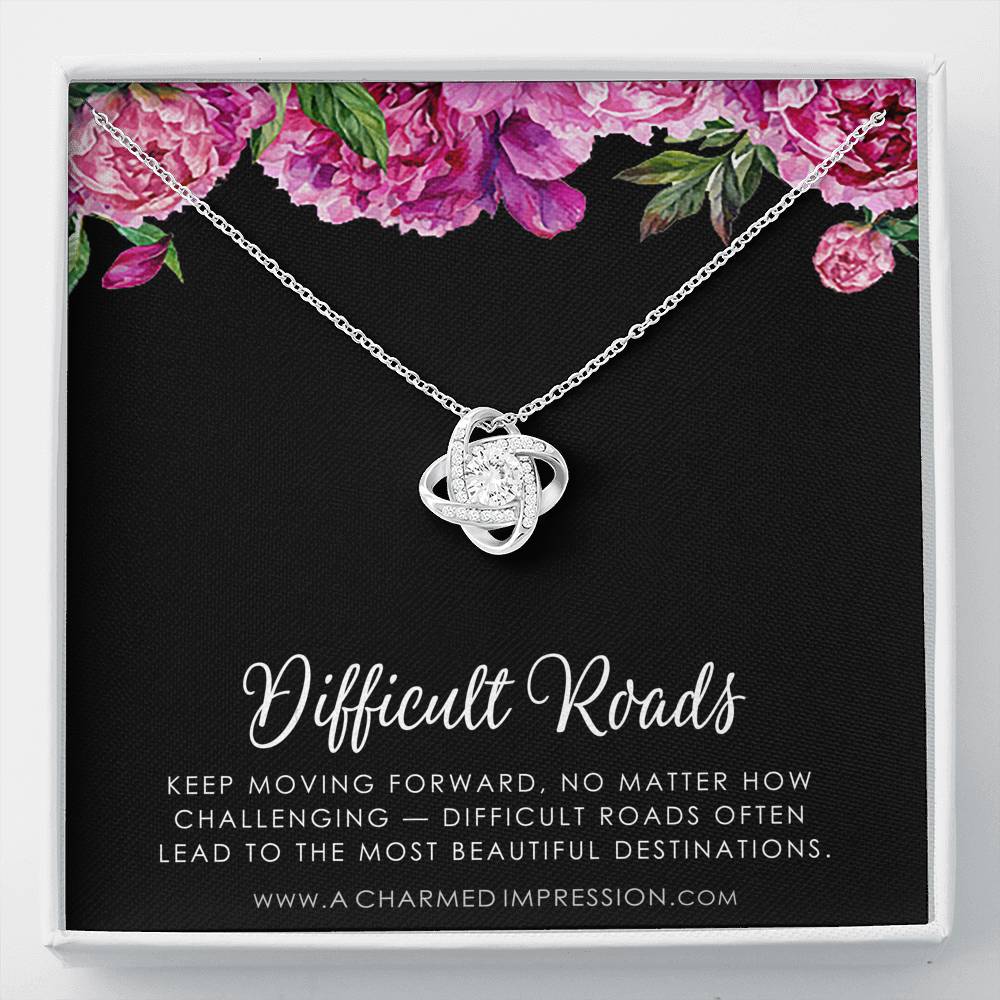 Encouragement Gift, Cancer Survivor Necklace, Breast Cancer Support, Strength Necklace, Infertility Miscarry Gift, Depression, Mental Health