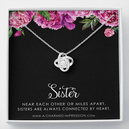 Sister Birthday Gift, Sister Gift Ideas, Sister Necklace, Unique Birthday Gifts for Sister from Sister, Gift from Brother to Sister