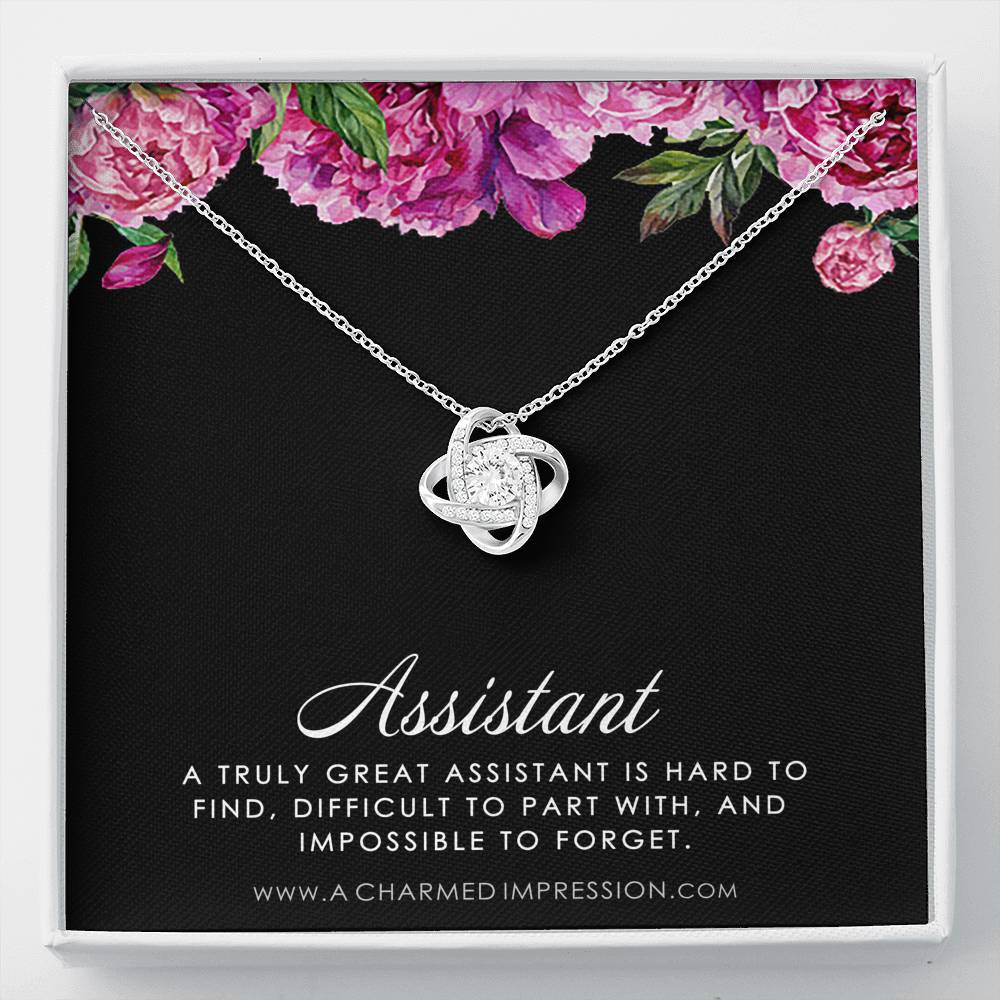 Gift Assistant, Assistant Gift, Assistant Appreciation, Leaving Gift for Assistant, Assistant Necklace, Thank you Gift for Assistant