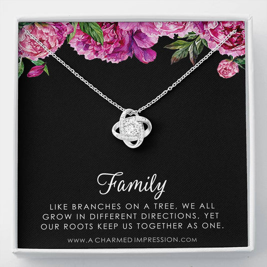 Family Necklace, Family Jewelry, Mother Daughter Necklace, Gift for Mom, Gift for Daughter, Grandmother Gift, Mother Necklace, Daughter Necklace