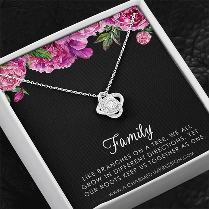 Family Necklace, Family Jewelry, Mother Daughter Necklace, Gift for Mom, Gift for Daughter, Grandmother Gift, Mother Necklace, Daughter Necklace