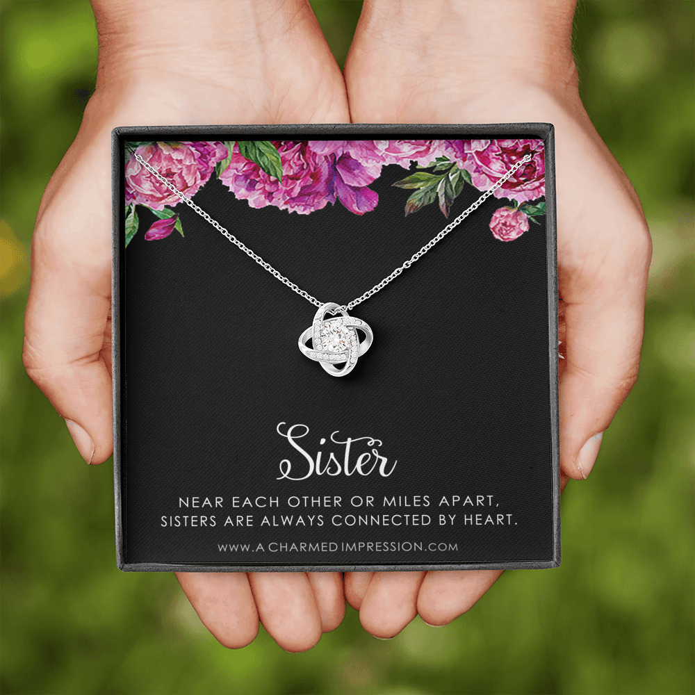 Sister Birthday Gift, Sister Gift Ideas, Sister Necklace, Unique Birthday Gifts for Sister from Sister, Gift from Brother to Sister